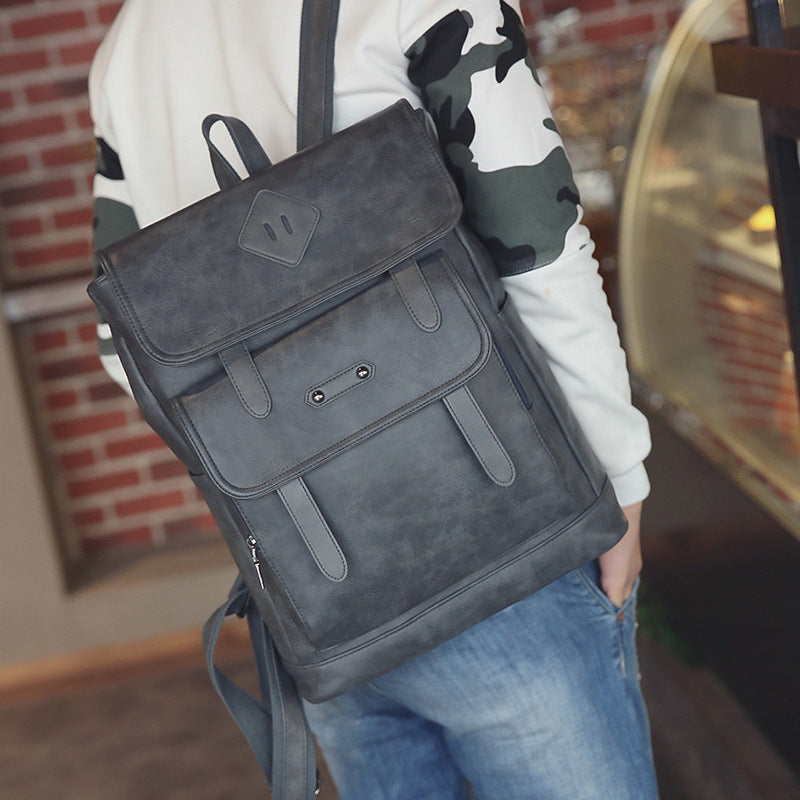 Leder-Rucksack für Laptop – Retro-Stil – Bild 8 | LuxeStyle