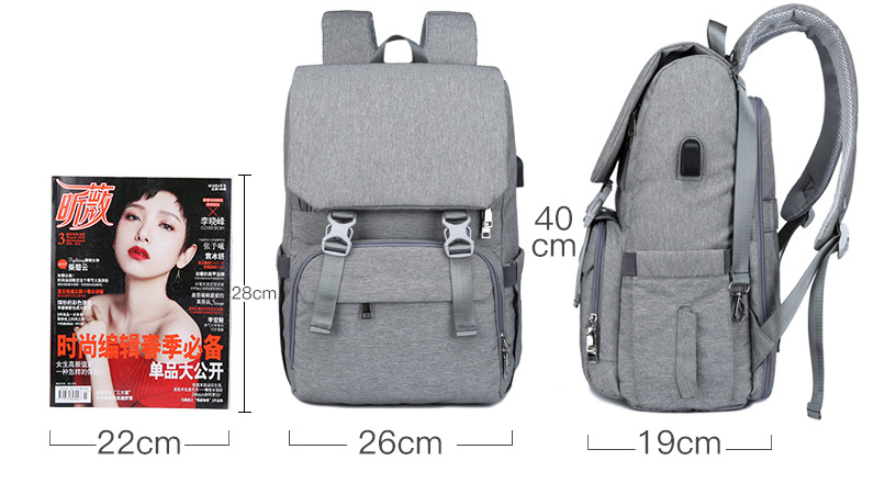 Rucksack Wickeltasche | LuxeStyle
