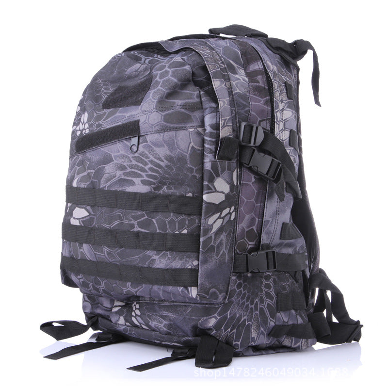 Camouflage Multifunktions-Rucksack aus wasserdichtem Oxford-Tuch – Bild 3 | LuxeStyle