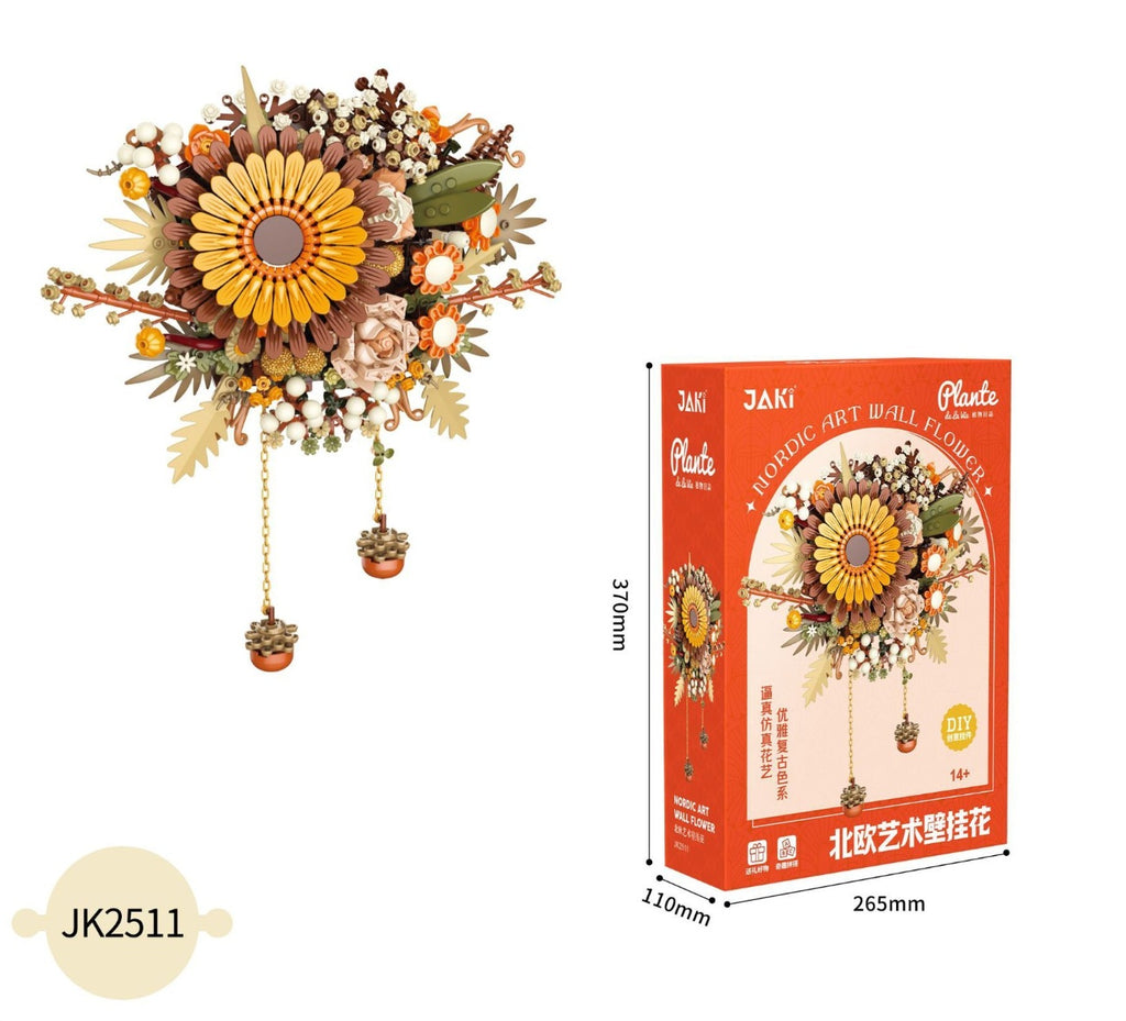 Wanddeko Blumen-Bausteine im Nordic-Stil – Bild 6 | LuxeStyle