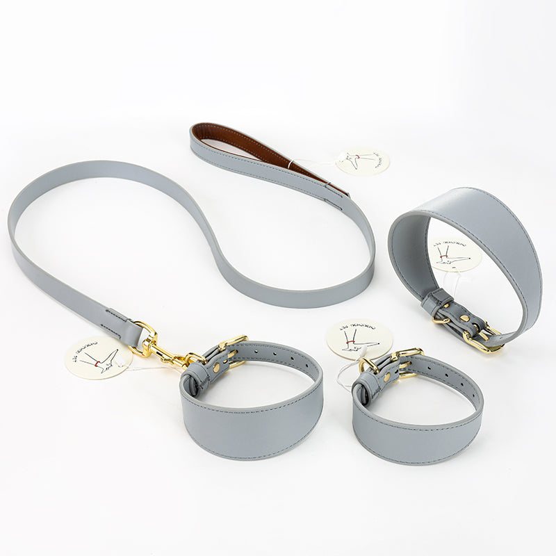 Halsband- und Leinen-Set aus weichem Leder – Bild 8 | LuxeStyle