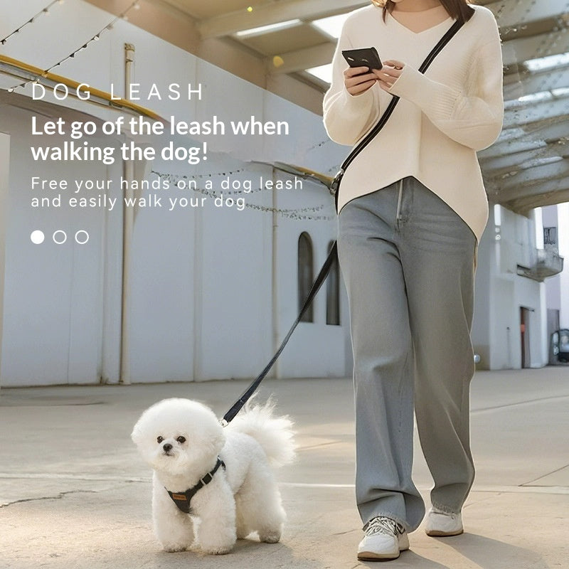Atmungsaktive Denim-Leine für Hunde