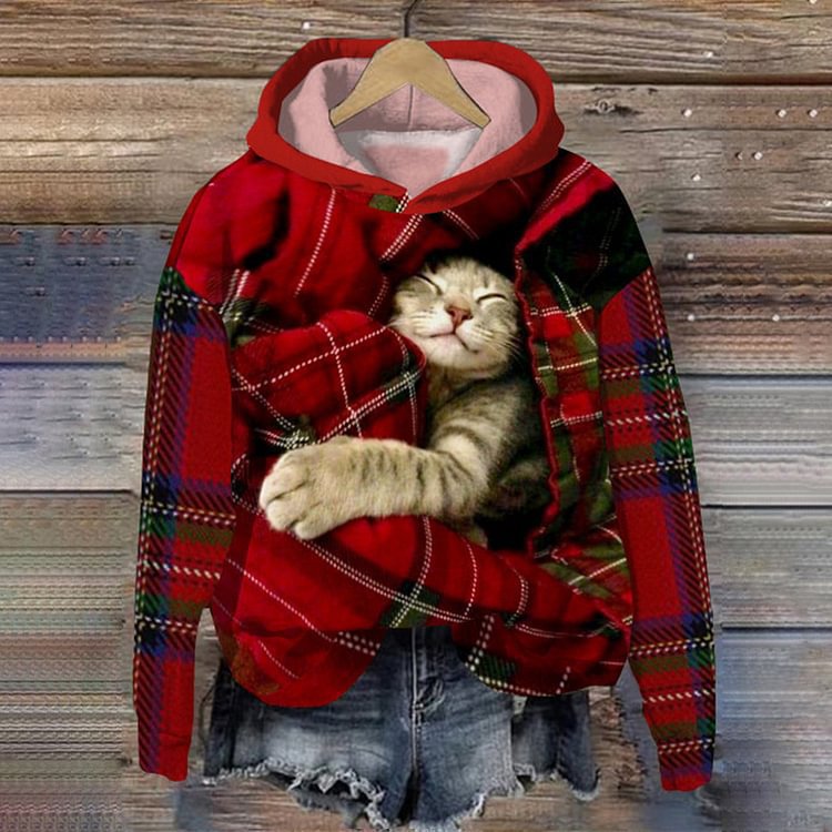 3D Digital-bedrucktes Sweatshirt für Damen – Bild 11 | LuxeStyle