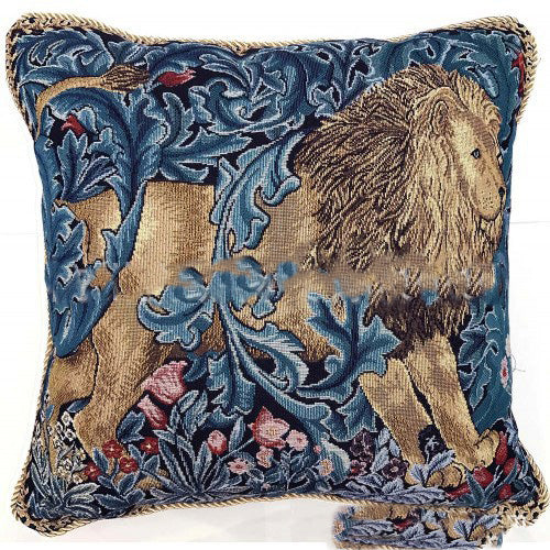 Gobelin Kissen mit Jacquard-Blumenmuster – Bild 3 | LuxeStyle