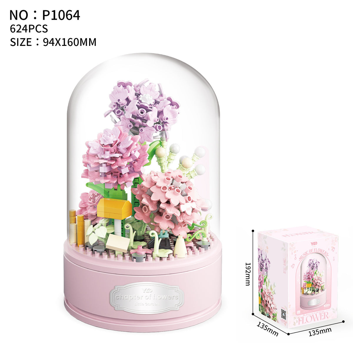 Blumenstrauss-Musikbox Baustein-Set – Bild 1 | LuxeStyle