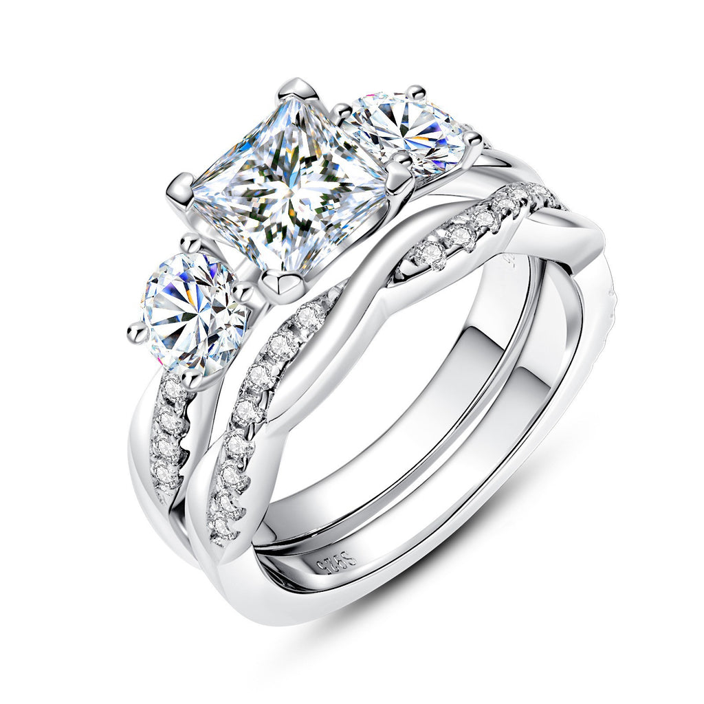 Verdrehter Ring mit Steinbesatz – Bild 4 | LuxeStyle