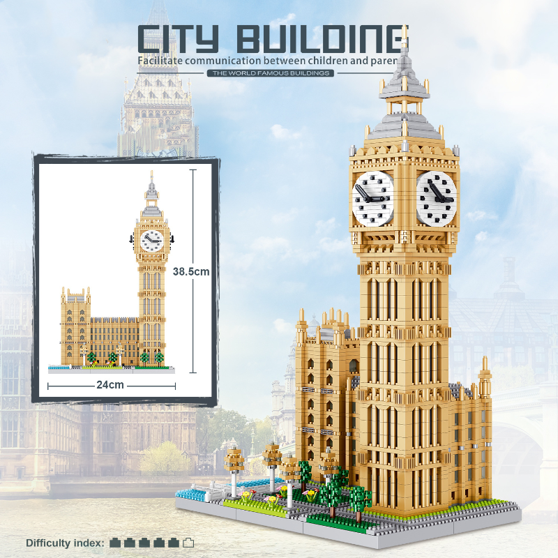 Modell Big Ben Bausteine Miniatur – Bild 3 | LuxeStyle