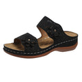 Freizeit-Sandalen mit Blumen-Applikation – Bild 15 | LuxeStyle