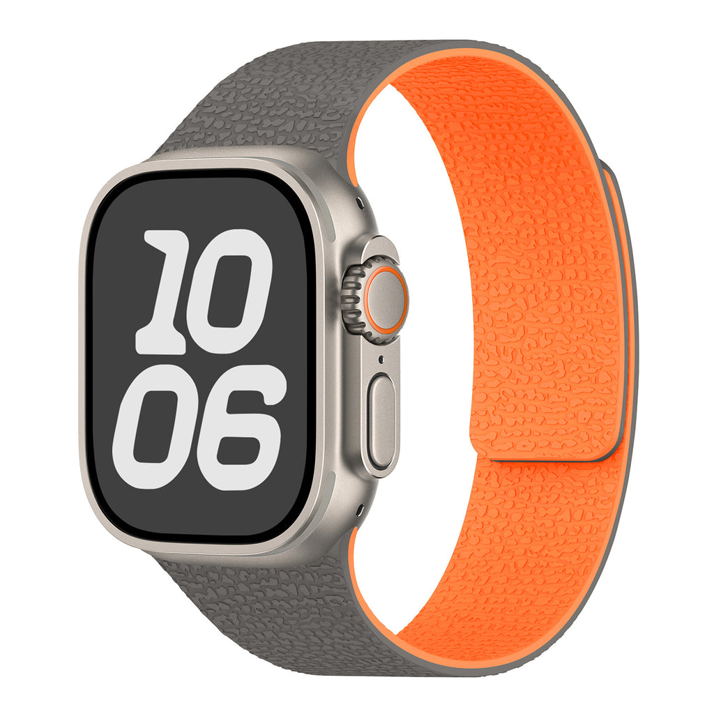 IwatchS10 Silikonarmband mit Litschi-Muster