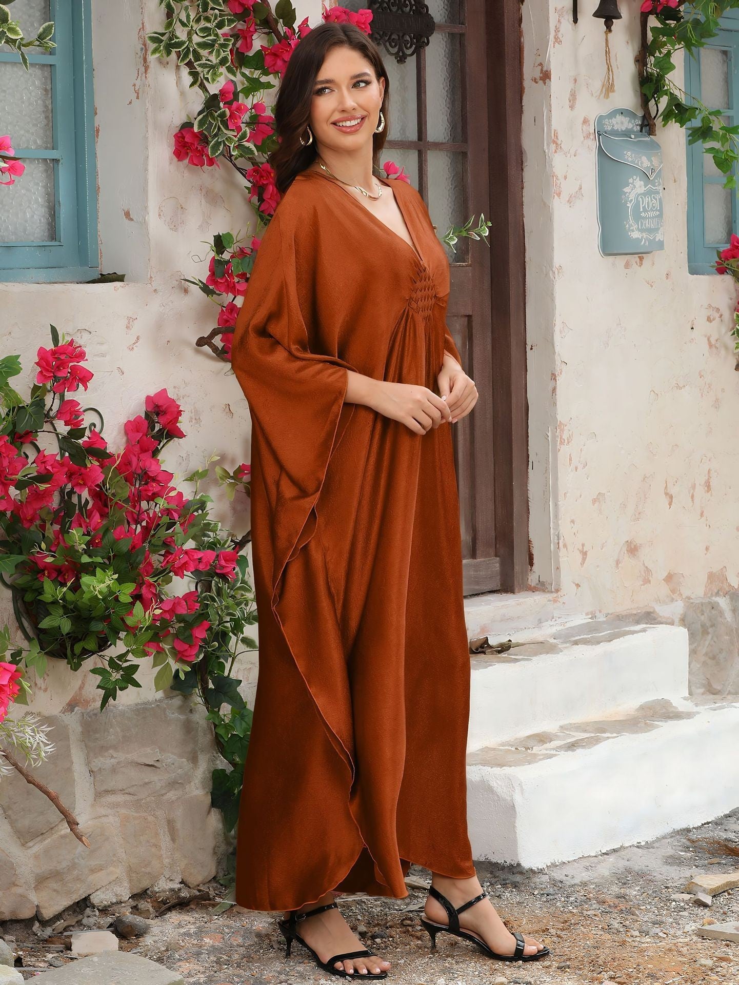 Strand-Cover-up, locker geschnitten