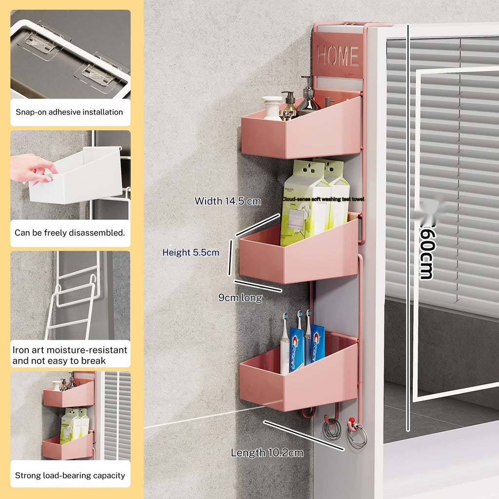 Spiegelkasten-Seitenregal, 3er- oder 4er-Set | LuxeStyle
