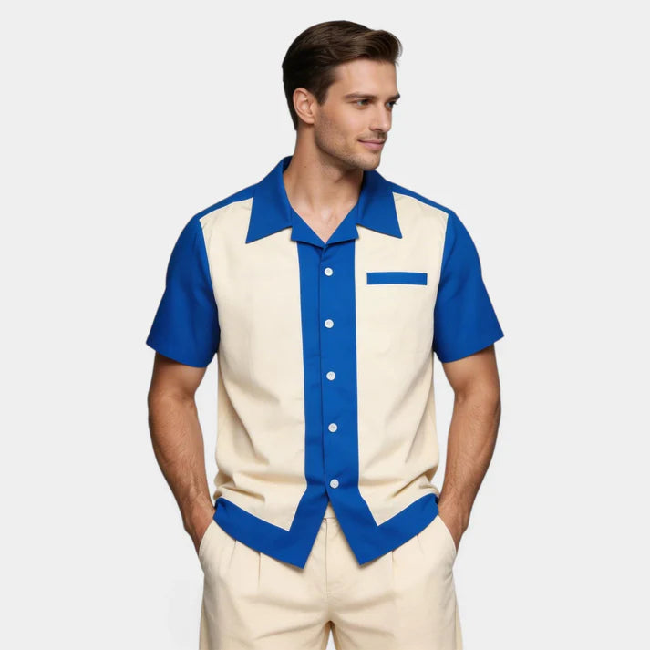 Sommer-Hemd für Herren, britischer Stil
