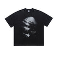 Vintage T-Shirt mit Cartoon-Muster