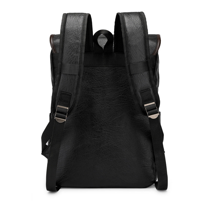 Retro Business-Reiserucksack, schwarz – Bild 2 | LuxeStyle