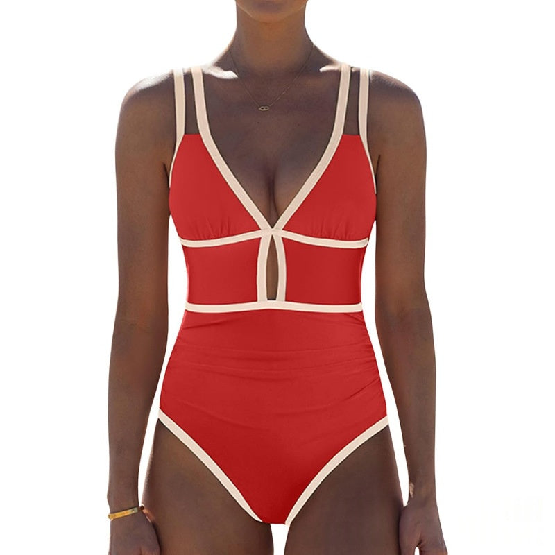 Colorblock Badeanzug für Damen – Bild 1 | LuxeStyle