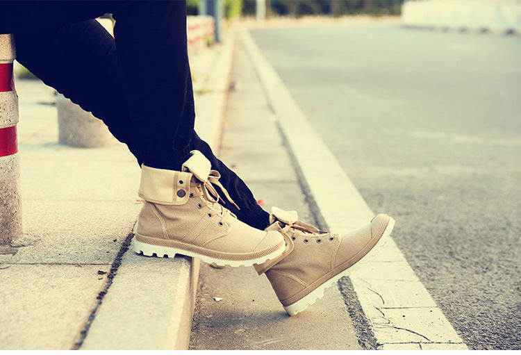 Platform High-top Canvas Sportschuhe