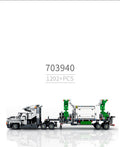 Baustein-Container-LKW – Mechanisches Bauspielzeug | LuxeStyle