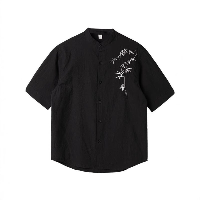 Leichtes Kurzarm-Shirt mit Blumenmuster