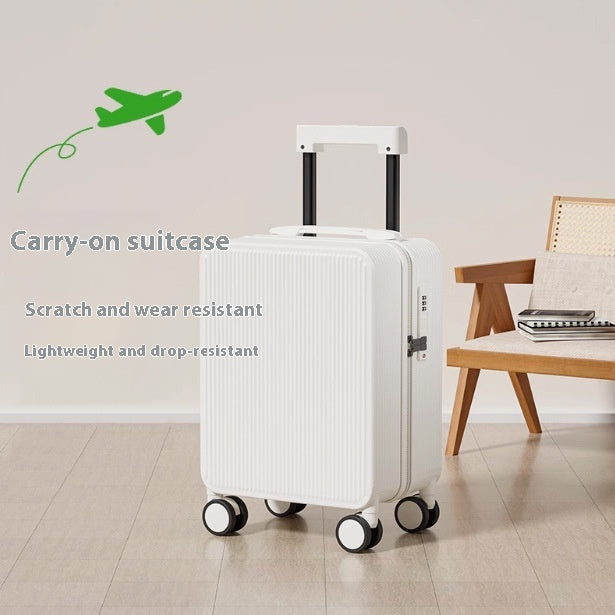 Unisex Trolley Koffer mit Reissverschluss