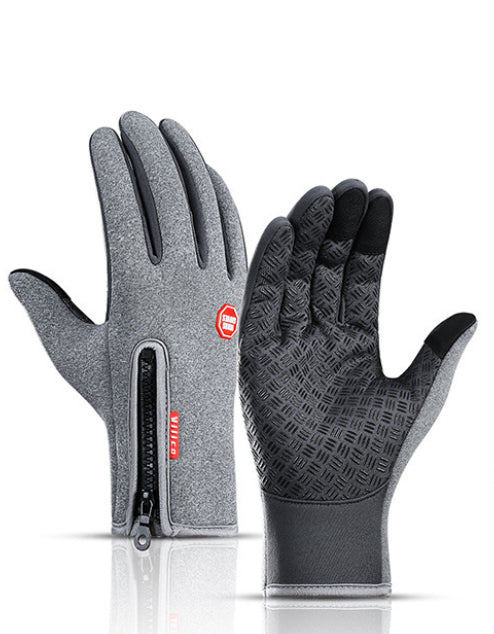 Wasserdichte Winterhandschuhe mit Fleece und Anti-Rutsch