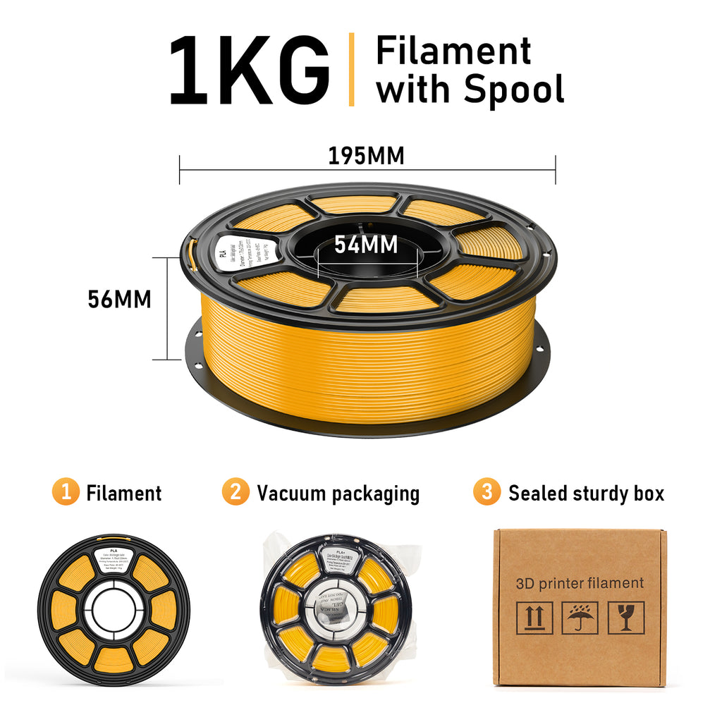 Seiden-PLA Filament 1.75mm, 1.1kg, Glanz-Finish
