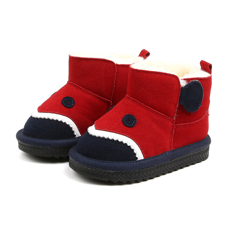Kinder Winter-Schneestiefel mit Klettverschluss – Bild 3 | LuxeStyle
