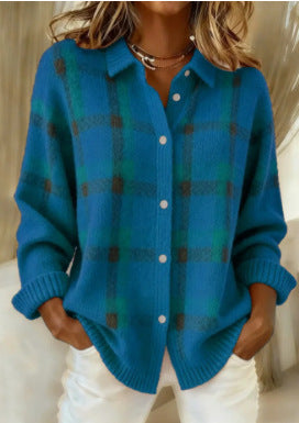 Plaid-Hemd mit weitem Schnitt