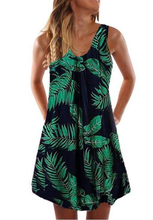 Baumwoll-Sommerkleid