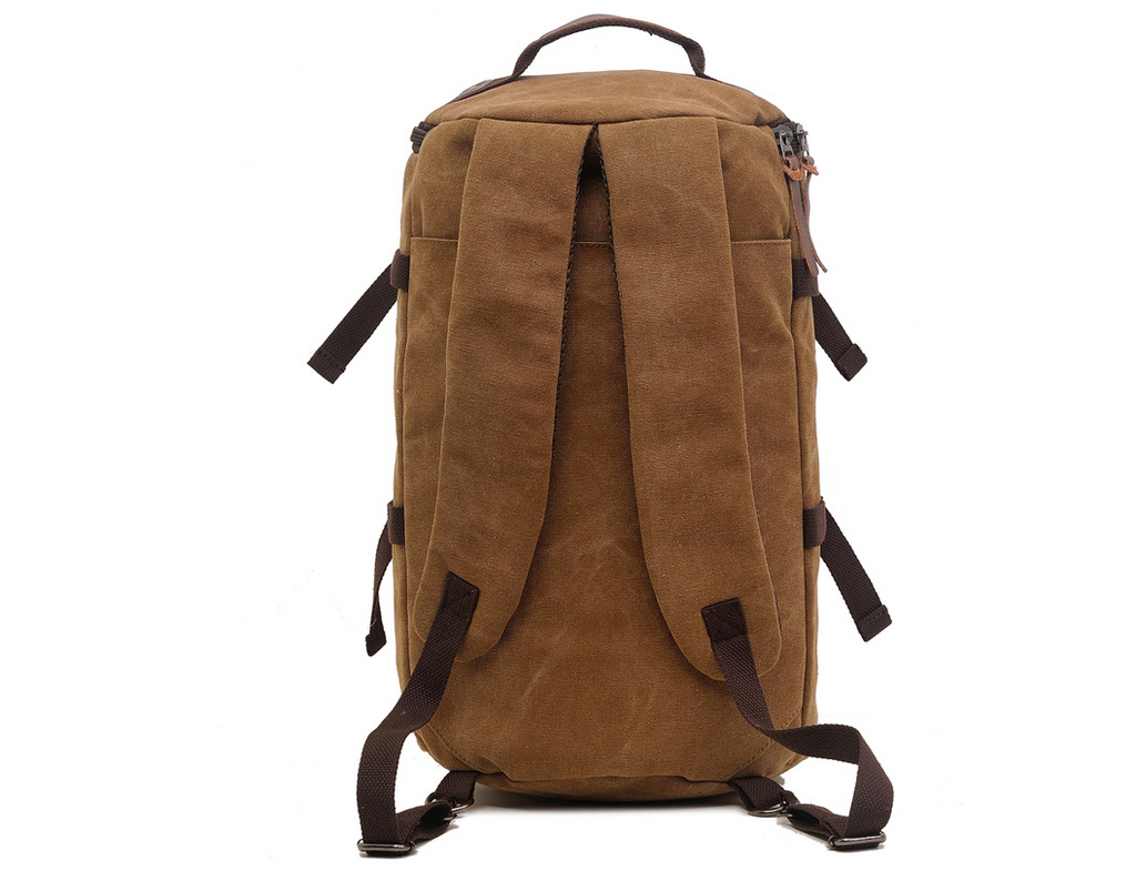 Kletterrucksack aus Canvas, braun – Bild 7 | LuxeStyle