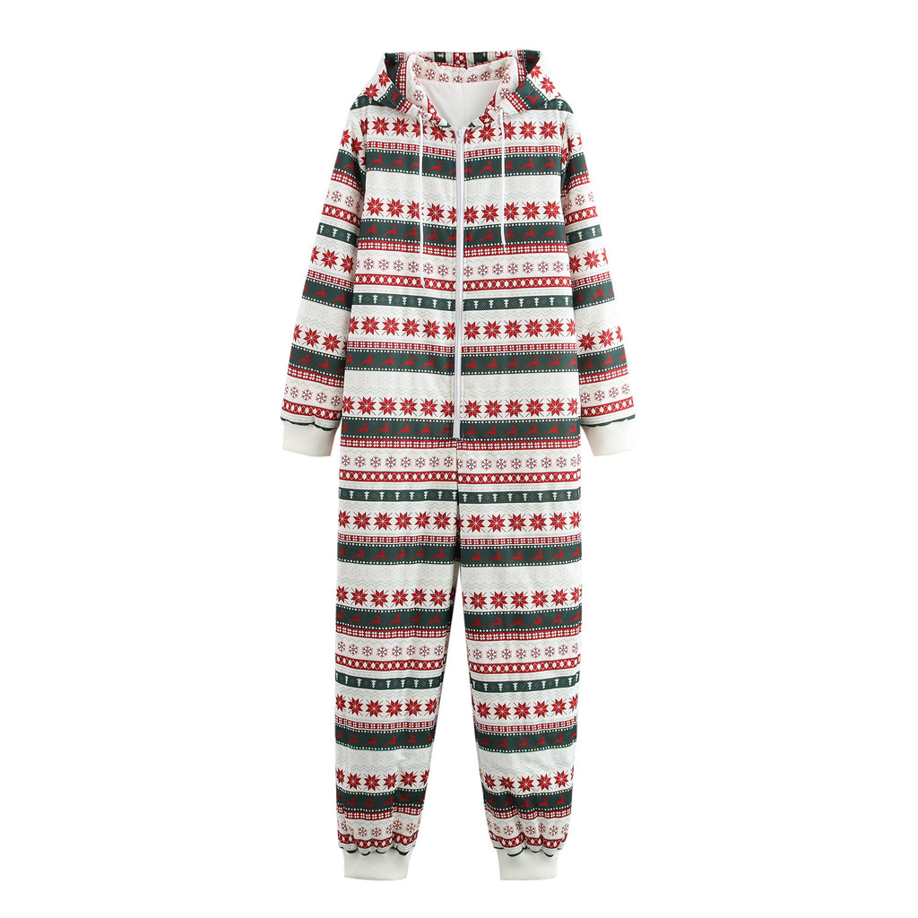 Klassischer Jumpsuit mit Weihnachtsmuster