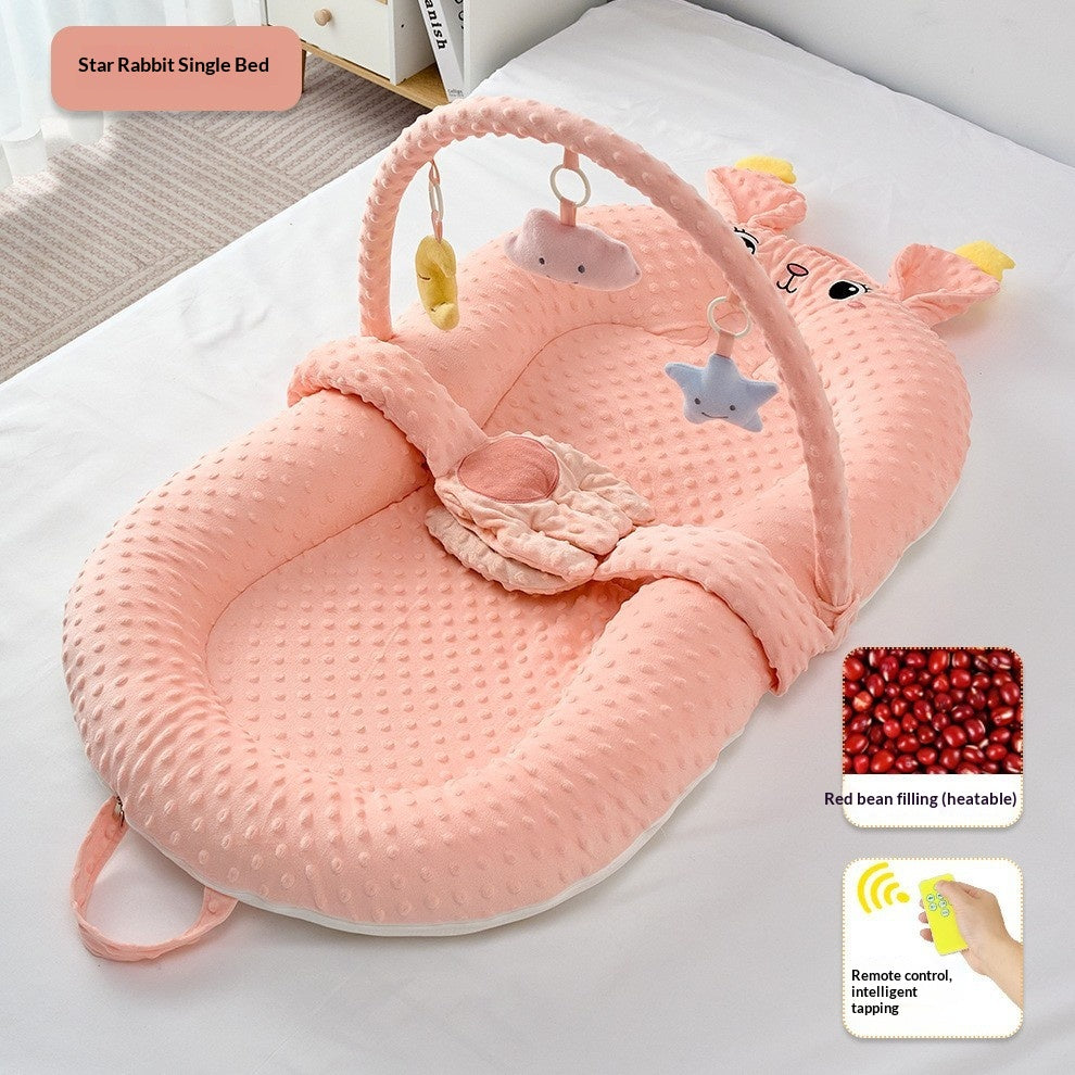 Neigbare Baby-Schlafunterlage mit Tiermotiven