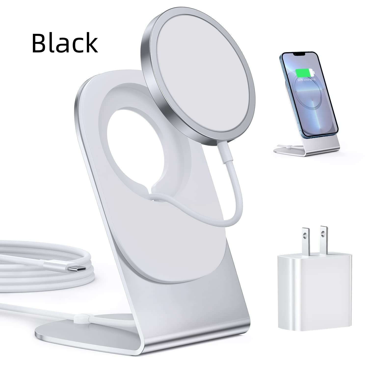 Magnetisches kabelloses Desktop-Ladegerät mit Ständer