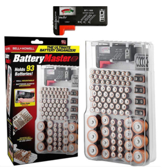 Batterie-Aufbewahrungsbox aus Kunststoff