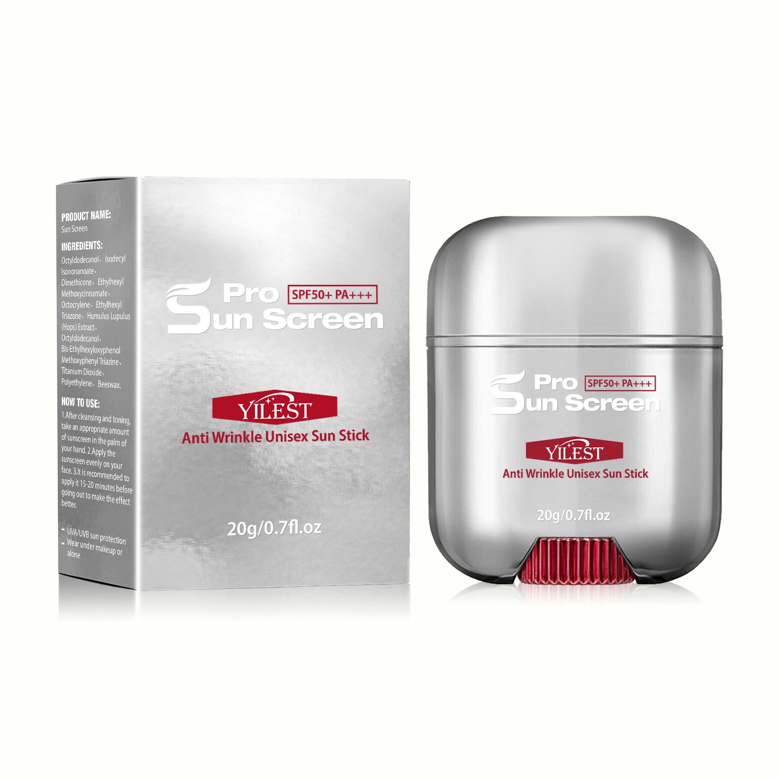Ganzkörper Sonnencreme SPF50 mit Lichtschutz