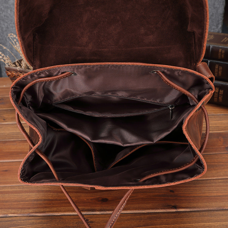 Grosses Lederreise-Backpack für Freizeit – Bild 13 | LuxeStyle