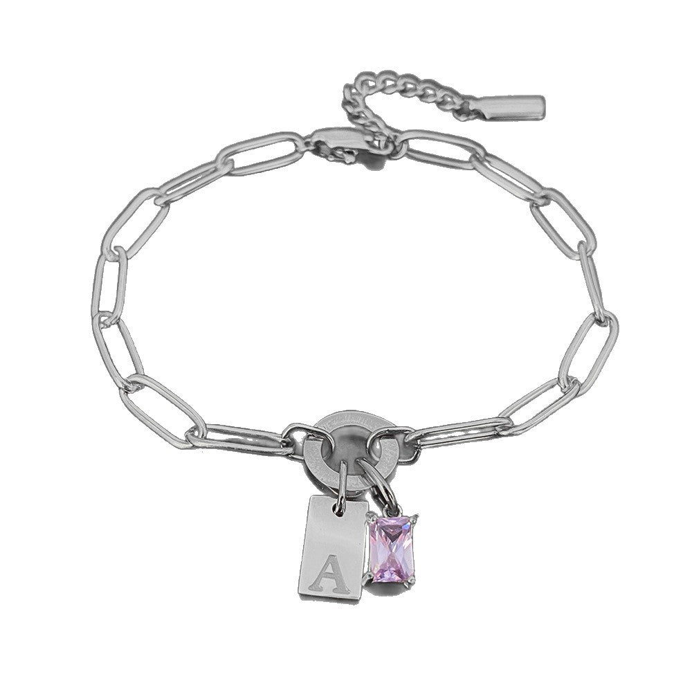 Rhinestone Buchstaben Armband – Bild 16 | LuxeStyle