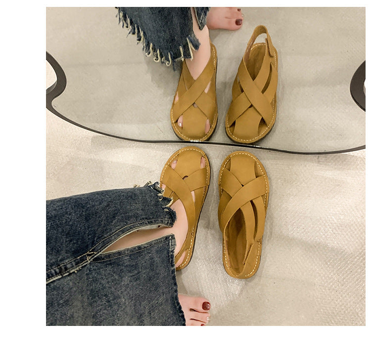 Retro-Sandalen mit Klettverschluss – Bild 20 | LuxeStyle
