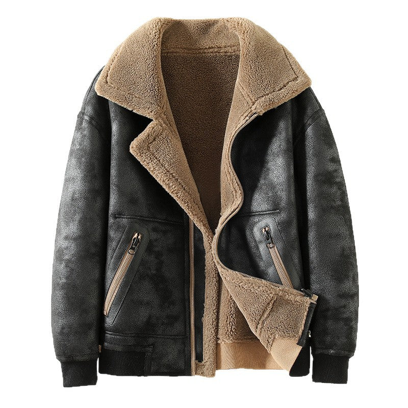 Fleece-gefütterte Herrenjacke
