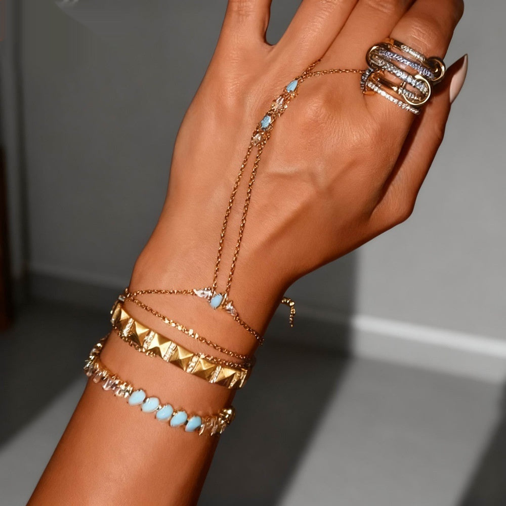Minimalistisches Teardrop Armband für Damen – Bild 4 | LuxeStyle