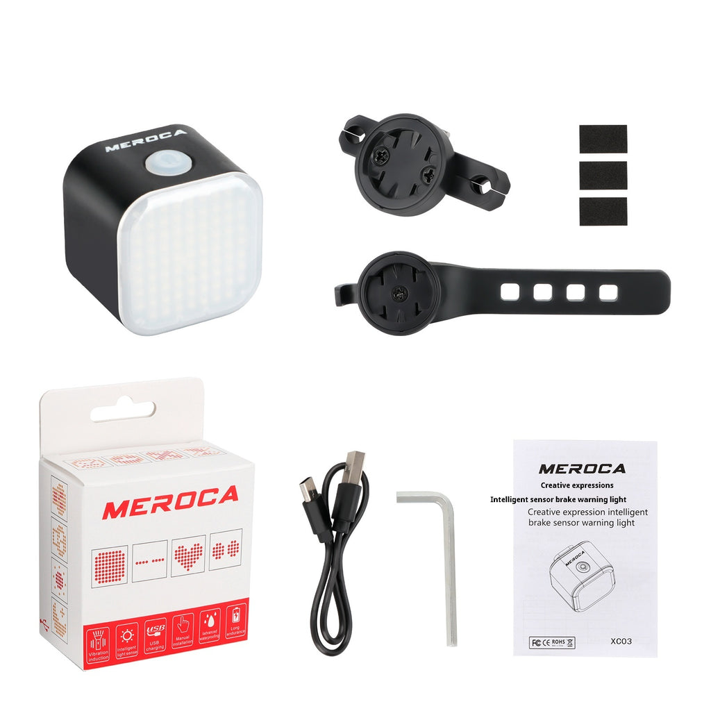 MEROCA Intelligentes Velo-Rücklicht mit Brems-Sensor