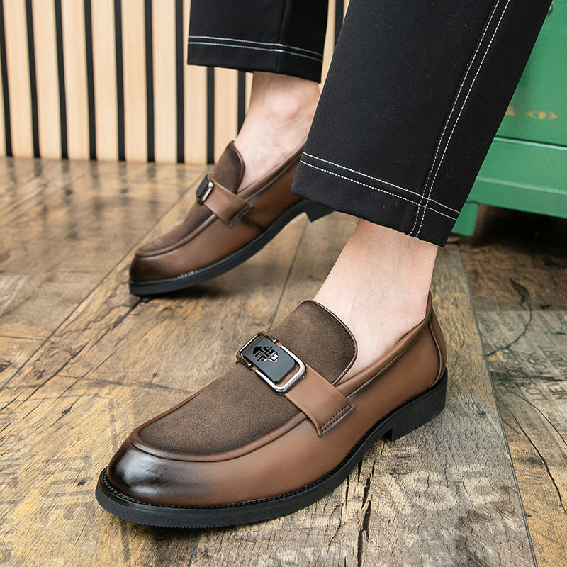 Herren Leder Slipper Übergrössen