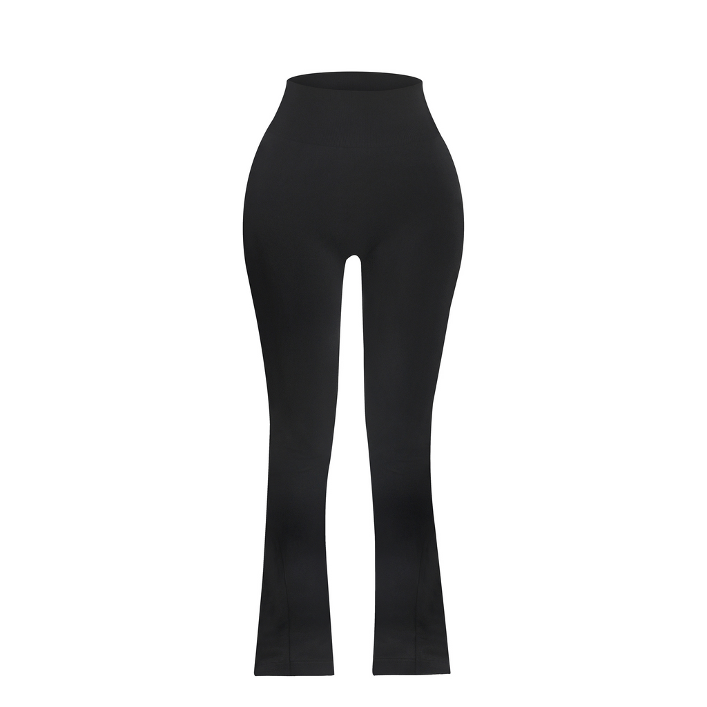 High Waist Flared Yoga Pants mit Scrunch