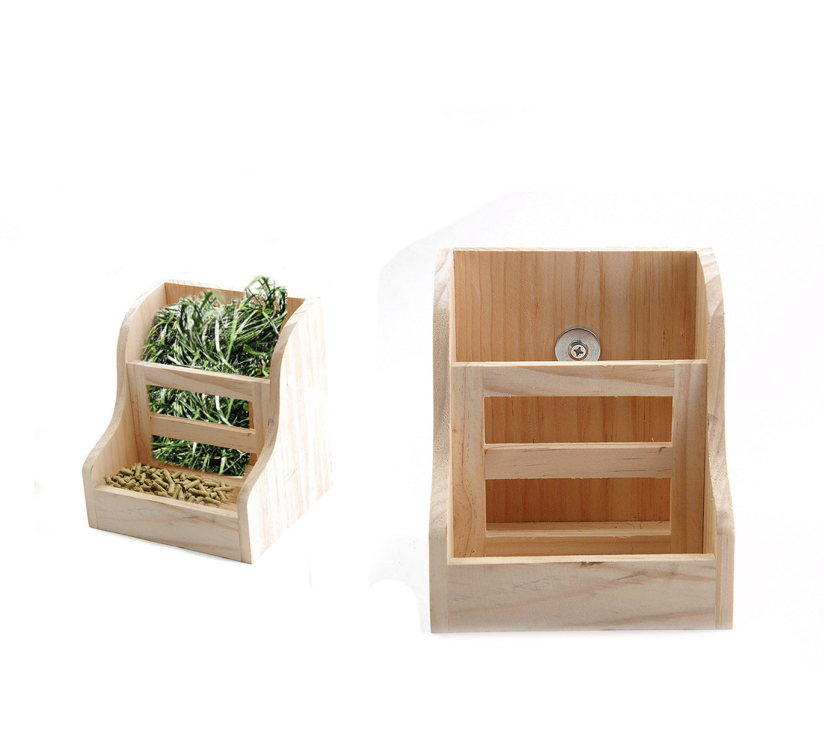 Heuraufe und Futterbox aus Holz – Bild 6 | LuxeStyle