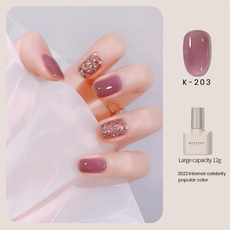 Transparent Jade Fat Ice Nagellack Nude – Bild 11 | LuxeStyle