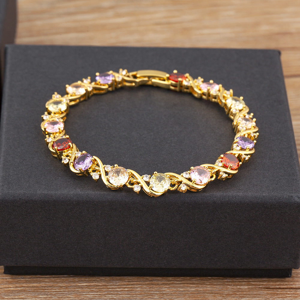 Regenbogen-Perlen-Armband – Bild 2 | LuxeStyle