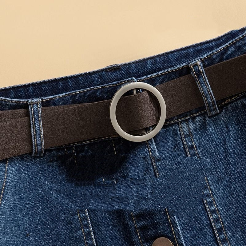 A-Linien Jeanskleid mit Knopfleiste – Ansicht 5
