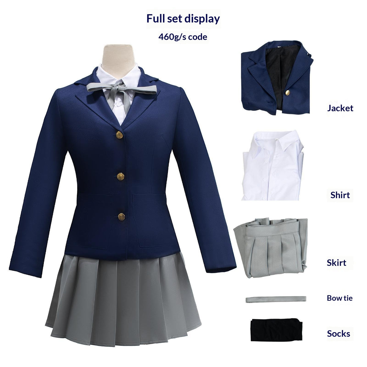 Anime JK Uniform Cosplay Woll-Komplettset | LuxeStyle