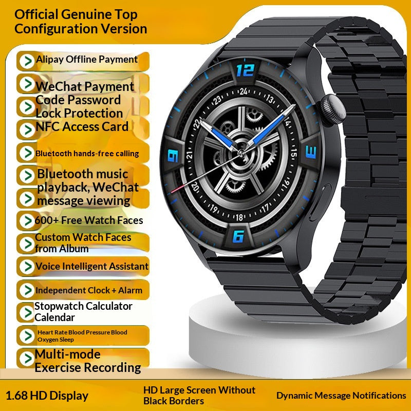 Smartwatch mit Bluetooth-Anrufen und Zugangskontrolle – Bild 2 | LuxeStyle