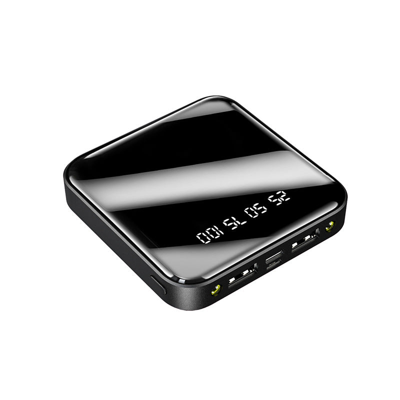 Mini Powerbank mit Spiegel und Digitalanzeige