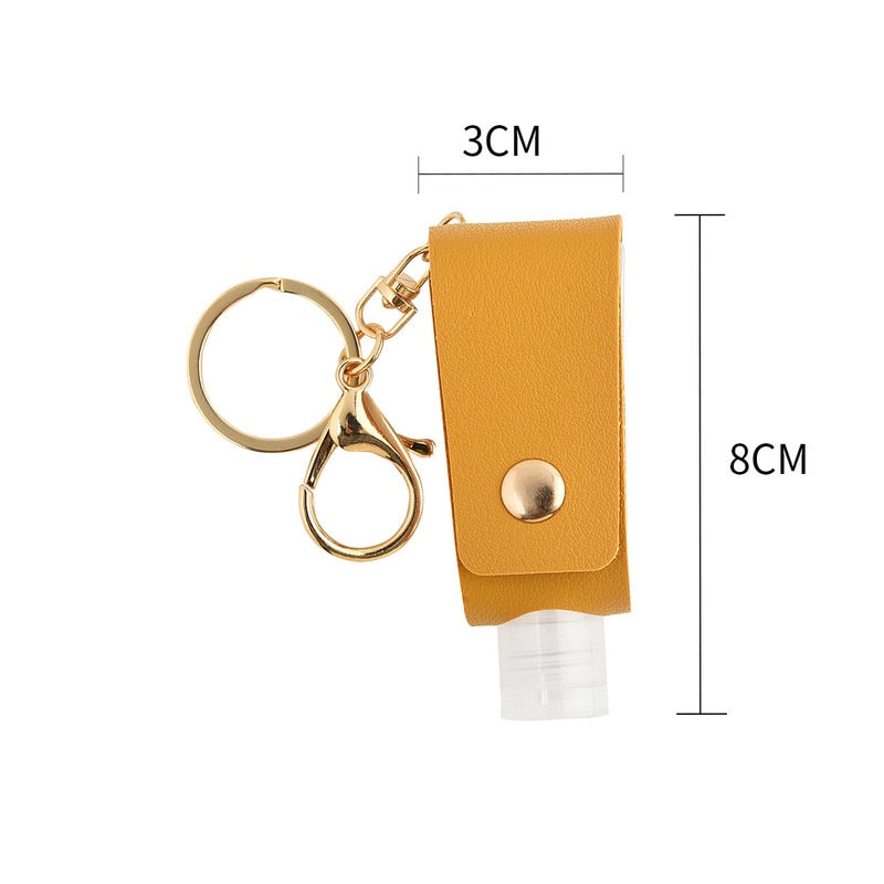 PU Leder Schlüsselanhänger mit 30 ml‑Behälter – Bild 2 | LuxeStyle